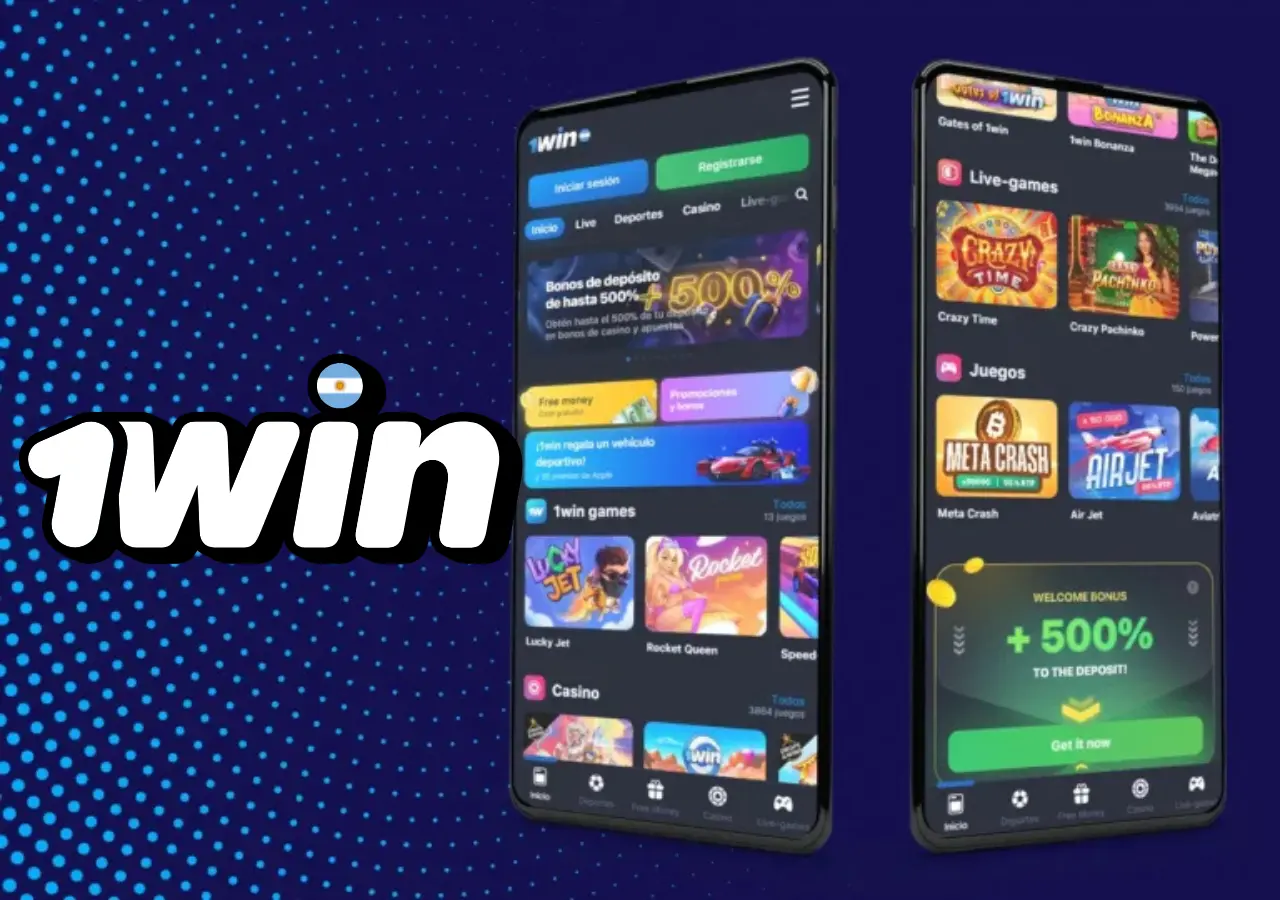 Comparación de las ventajas de una aplicación móvil y una versión móvil de un sitio web oficial de 1win casino